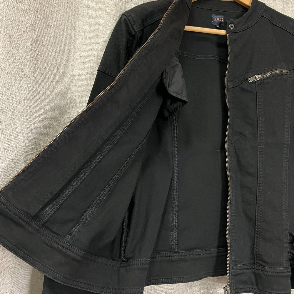 JAG Black Zipper Moto Jacket - Picture 3 of 9